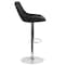 Flash Furniture Contemporary Black Vinyl Adjustable Height Barstool with Chrome Base CH-182050X000-BK-V-GG - alternate 4
